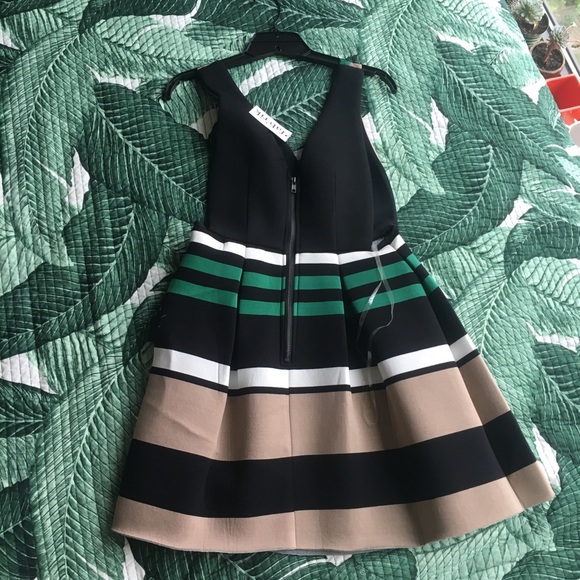 SOLD — Unique Striped Dress with Cutouts - Picture 4 of 4